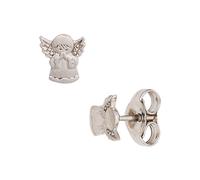 Paar Ohrstecker JOBO "Kinderohrringe Engel Schutzengel 6 mm", silber 925, Ohrringe, Mädchen, Silber 925 (Sterlingsilber), 925 Silber rhodiniert (81976840-0) silber 925