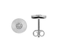 Paar Ohrstecker JOBO "Ohrringe Teller 8 mm", silber 925, weiß, Ohrringe, Damen, 8,8mm, Silber 925 (Sterlingsilber) (84490310-0) silber 925, weiß