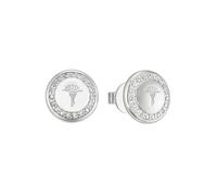 JOOP! Ohrstecker 925 Sterling Silber Damen Ohrschmuck, mit Zirkonia synth., 1 cm, Kommt in Schmuck Geschenk Box