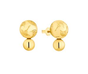 Paar Ohrstecker JOOP "2035026", gold (gelbgoldfarben), Ohrringe, Damen, Edelstahl, Paar Ohrstecker (20417060-0)