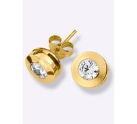 Paar Ohrstecker LADY, gold (gelbgold 375), Ohrringe, Damen, Metall (50769850-0) gelbgold 375