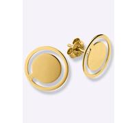 Paar Ohrstecker LADY, gold (gelbgold 375), Ohrringe, Damen, Metall (57777400-0) gelbgold 375