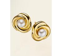 Paar Ohrstecker LADY, gold (gelbgold 585), Ohrringe, Damen, Perlen (363577-0) gelbgold 585