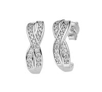 Paar Ohrstecker LADY, silber (silber 925), Ohrringe, Damen, Silber 925 (Sterlingsilber) (89971062-0) silber 925