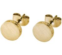 Paar Ohrstecker LIEBESKIND BERLIN "Schmuck Geschenk Edelstahl Ohrringe Kreis", gold (gelbgoldfarben), Ohrringe, Damen, 7mm, Edelstahl, Paar Ohrstecker (26949555-0)