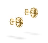 Paar Ohrstecker LIEBESKIND BERLIN "Schmuck Geschenk Edelstahl Ohrringe Organics", gelbgoldfarben, Ohrringe, Damen, Edelstahl, Paar Ohrstecker (25445048-0)