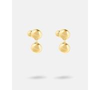 Paar Ohrstecker LIEBESKIND BERLIN "Schmuck Geschenk Edelstahl Ohrringe Steel Ball", gelbgoldfarben, Ohrringe, Damen, Edelstahl (94322642-0) gelbgoldfarben