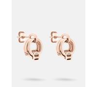 Paar Ohrstecker LIEBESKIND BERLIN "Schmuck Geschenk Edelstahl Ohrringe The D-Link Mini", rosa (roségoldfarben), Ohrringe, Damen, Edelstahl (86787709-0) roségoldfarben