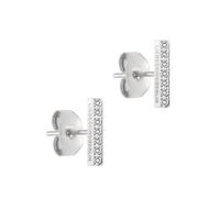 Paar Ohrstecker LIEBESKIND BERLIN "The Sparkling Basic", edelstahlfarben, kristallweiß, kristallweiß, Ohrringe, Damen, Edelstahl, mit Zirkonia (synth.) (90651745-0) edelstahlfarben, kristallweiß, kris