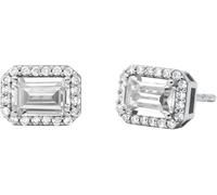 Paar Ohrstecker MICHAEL KORS "Schmuck Geschenk Silber 925 Ohrringe Halo Stud", silber (silberfarben, kristallweiß, kristallweiß), Ohrringe, Damen, Silber 925 (Sterlingsilber), mit Zirkonia (synth.) (8