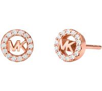 Paar Ohrstecker MICHAEL KORS "Schmuck Geschenk Silber 925 Ohrringe PREMIUM", rosa (roségoldfarben, kristallweiß, kristallweiß), Ohrringe, Damen, 6,5mm, Silber 925 (Sterlingsilber), mit Zirkonia (synth