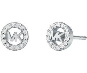 Paar Ohrstecker MICHAEL KORS "Schmuck Geschenk Silber 925 Ohrringe PREMIUM", silber (silberfarben, kristallweiß, kristallweiß), Ohrringe, Damen, 6,5mm, Silber 925 (Sterlingsilber), mit Zirkonia (synth