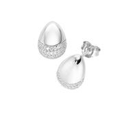 Paar Ohrstecker "mit weißen Zirkonia, Silber 925", silber, GIORGIO MARTELLO MILANO, Ohrringe, Damen, Silber 925 (Sterlingsilber) (36515062-0) silber