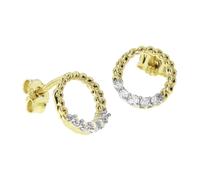 Paar Ohrstecker OSTSEE-SCHMUCK "- Britt - Gold 333/000 - Zirkonia" Gr. 10, gold (gold 333, goldfarben, gelb), Ohrringe, Damen, Gelbgold 333 (49978825-10) gold 333, goldfarben, gelb