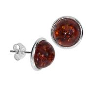 Paar Ohrstecker OSTSEE-SCHMUCK "Ostsee-Schmuck Ohrstecker Classic 10 mm Ohrstecker Classic 10 mm", weiß, Ohrringe, Damen, 12mm rund, Silber 925 (Sterlingsilber) (52058450-0) weiß
