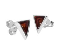 Paar Ohrstecker OSTSEE-SCHMUCK "Ostsee-Schmuck Ohrstecker Classic 10 x 8 mm", weiß, Ohrringe, Damen, 10 x 8mm, Silber 925 (Sterlingsilber) (30732951-0) weiß