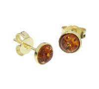 Paar Ohrstecker OSTSEE-SCHMUCK "Ostsee-Schmuck Ohrstecker Classic 5 mm Ohrstecker Classic 5 mm", gelb, Ohrringe, Damen, 6mmrund, Gelbgold 333 (59477348-0) gelb