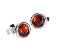 Paar Ohrstecker OSTSEE-SCHMUCK "Ostsee-Schmuck Ohrstecker Classic 5 mm Ohrstecker Classic 5 mm", weiß, Ohrringe, Damen, 8mm rund, Silber 925 (Sterlingsilber) (28961200-0) weiß