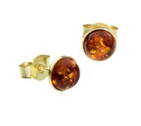 Paar Ohrstecker OSTSEE-SCHMUCK "Ostsee-Schmuck Ohrstecker Classic 6 mm Ohrstecker Classic 6 mm", gelb, Ohrringe, Damen, 6,5mm rund, Gelbgold 333 (39062801-0) gelb