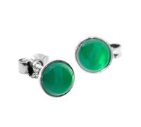 Paar Ohrstecker OSTSEE-SCHMUCK "Ostsee-Schmuck Ohrstecker Classic 6 mm Ohrstecker Classic 6 mm", weiß, Ohrringe, Damen, 7mm rund, Silber 925 (Sterlingsilber) (34755421-0) weiß