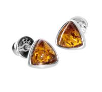 Paar Ohrstecker OSTSEE-SCHMUCK "- Classic 6x6x6 mm - Silber 925/000 - Bernstein" Gr. 7, silber (silber 925, silberfarben, weiß), Ohrringe, Damen, Silber 925 (Sterlingsilber) (40928254-7) silber 925, s