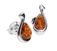 Paar Ohrstecker OSTSEE-SCHMUCK "- Haike - Silber 925/000 - Bernstein" Gr. 10, silber (silber 925, silberfarben, weiß), Ohrringe, Damen, Silber 925 (Sterlingsilber) (29126853-10) silber 925, silberfarb