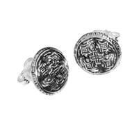 Paar Ohrstecker OSTSEE-SCHMUCK "Ostsee-Schmuck Ohrstecker Hiddensee 13 mm rund", weiß, Ohrringe, Damen, 13mm, Silber 925 (Sterlingsilber) (49417446-0) weiß