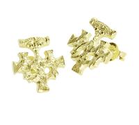 Paar Ohrstecker OSTSEE-SCHMUCK "- Hiddensee 15 x 13 mm - Gold 333/000 -" Gr. 15, gold (gold 333, goldfarben, gelb), Ohrringe, Damen, Gelbgold 333 (51745644-15) gold 333, goldfarben, gelb