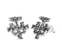 Paar Ohrstecker OSTSEE-SCHMUCK "- Hiddensee 15 x 13 mm - Silber 925/000 -" Gr. 15, silber (silber 925, silberfarben, weiß), Ohrringe, Damen, 15, Silber 925 (Sterlingsilber) (37536238-15) silber 925, s
