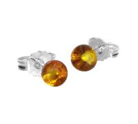 Paar Ohrstecker OSTSEE-SCHMUCK "Ostsee-Schmuck Ohrstecker Klassisch 6 mm", weiß, Ohrringe, Damen, 6mm, Silber 925 (Sterlingsilber) (95943055-0) weiß