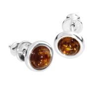 Paar Ohrstecker OSTSEE-SCHMUCK "- Marit - Silber 925/000 - Bernstein" Gr. 10, silber (silber 925, silberfarben, weiß), Ohrringe, Damen, Silber 925 (Sterlingsilber) (86844525-10) silber 925, silberfarb