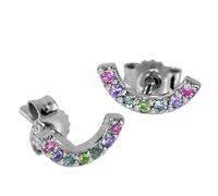 Paar Ohrstecker OSTSEE-SCHMUCK "Ostsee-Schmuck Ohrstecker Brenda Ohrstecker Brenda", weiß, Ohrringe, Damen, 9 x 4mm, Silber 925 (Sterlingsilber) (50176401-0) weiß
