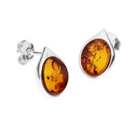 Paar Ohrstecker OSTSEE-SCHMUCK "Ostsee-Schmuck Ohrstecker Canissa Ohrstecker Canissa", weiß, Ohrringe, Damen, 13x9mm, Silber 925 (Sterlingsilber) (31648431-0) weiß