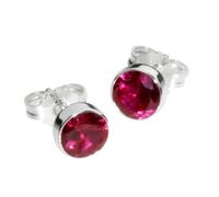 Paar Ohrstecker OSTSEE-SCHMUCK "Ostsee-Schmuck Ohrstecker Classic 6 mm Ohrstecker Classic 6 mm", weiß (weiß, neutral), Ohrringe, Damen, 7mm rund, Silber 925 (Sterlingsilber), Paar Ohrstecker (69797654