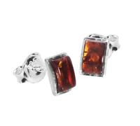 Paar Ohrstecker OSTSEE-SCHMUCK "Ostsee-Schmuck Ohrstecker Classic 6 x 4 mm", weiß (weiß, neutral), Ohrringe, Damen, 7x5mm, Silber 925 (Sterlingsilber), Paar Ohrstecker (39801563-0)