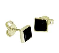 Paar Ohrstecker OSTSEE-SCHMUCK "Ostsee-Schmuck Ohrstecker Classic 6x6 mm", gelb (weiß, neutral), Ohrringe, Damen, 7 x 7mm, Gelbgold 585, Paar Ohrstecker (91168014-0)