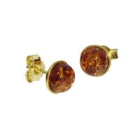 Paar Ohrstecker OSTSEE-SCHMUCK "Ostsee-Schmuck Ohrstecker Classic 7 mm Ohrstecker Classic 7 mm", gelb, Ohrringe, Damen, 8mm rund, Gelbgold 333 (20737117-0) gelb