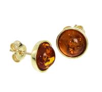 Paar Ohrstecker OSTSEE-SCHMUCK "Ostsee-Schmuck Ohrstecker Classic 8 mm Ohrstecker Classic 8 mm", gelb, Ohrringe, Damen, 10mm, Gelbgold 333 (12013465-0) gelb