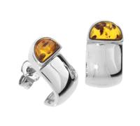 Paar Ohrstecker OSTSEE-SCHMUCK "Ostsee-Schmuck Ohrstecker Ida-Marie Ohrstecker Ida-Marie", weiß, Ohrringe, Damen, 15 x 8mm, Silber 925 (Sterlingsilber) (95530154-0) weiß