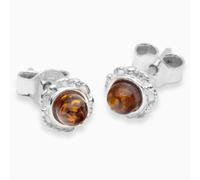 Paar Ohrstecker OSTSEE-SCHMUCK "Ostsee-Schmuck Ohrstecker Ineke Ohrstecker Ineke", weiß, Ohrringe, Damen, 7mm rund, Silber 925 (Sterlingsilber) (92984048-0) weiß