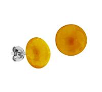 Paar Ohrstecker OSTSEE-SCHMUCK "Ostsee-Schmuck Ohrstecker Klassisch Ohrstecker Klassisch", weiß, Ohrringe, Damen, 11 x 11mm, Silber 925 (Sterlingsilber) (45778109-0) weiß