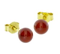 Paar Ohrstecker OSTSEE-SCHMUCK "Ostsee-Schmuck Ohrstecker Kugel 5 mm Ohrstecker Kugel 5 mm", gelb, Ohrringe, Damen, 5mm Durchmesser, Gelbgold 333 (96698334-0) gelb
