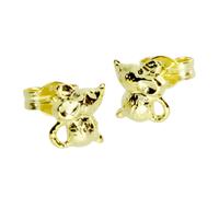 Paar Ohrstecker OSTSEE-SCHMUCK "Ostsee-Schmuck Ohrstecker Mäuschen Ohrstecker Mäuschen", gelb, Ohrringe, Damen, 7 x 6mm, Gelbgold 333 (79735832-0) gelb