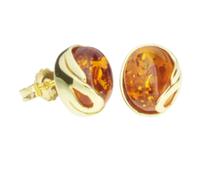Paar Ohrstecker OSTSEE-SCHMUCK "Ostsee-Schmuck Ohrstecker Melanie Ohrstecker Melanie", gelb, Ohrringe, Damen, 11 x 9mm, Gelbgold 585 (63677666-0) gelb