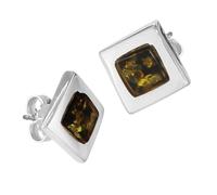 Paar Ohrstecker OSTSEE-SCHMUCK "Ostsee-Schmuck Ohrstecker Vica Ohrstecker Vica", weiß, Ohrringe, Damen, 10 x 10mm, Silber 925 (Sterlingsilber) (73851801-0) weiß