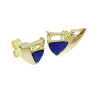 Paar Ohrstecker OSTSEE-SCHMUCK "Ostsee-Schmuck Ohrstecker Sigri Ohrstecker Sigri", gelb, Ohrringe, Damen, 16 x 10mm, Gelbgold 333 (23670851-0) gelb