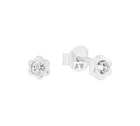 Ohrstecker Mädchen, Weiß, onesize, Geburtsstein, 4 mm, Rot 2038733