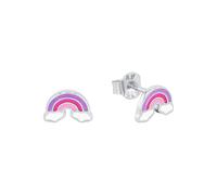 Prinzessin Lillifee Ohrstecker für Mädchen, 925 Sterling Silber | Regenbogen, lila Lila