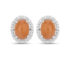 Paar Ohrstecker RAFAELA DONATA "Set: K30", silber, orange, rosa, Ohrringe, Damen, 11,2,mit Steinen, Silber 925 (Sterlingsilber), aus Sterling Silber (89406036-0) silber, orange, rosa