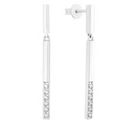 Paar Ohrstecker S.OLIVER "2031441", bunt (silberfarben, weiß, kristallweiß), Ohrringe, Damen, Silber 925 (Sterlingsilber), Paar Ohrstecker, mit Zirkonia (synth.) (49304554-0)